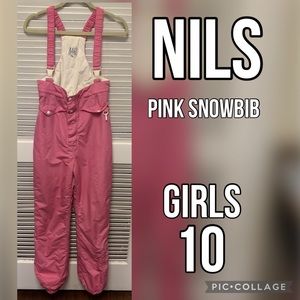 Nils Snowbib Pink youth 10